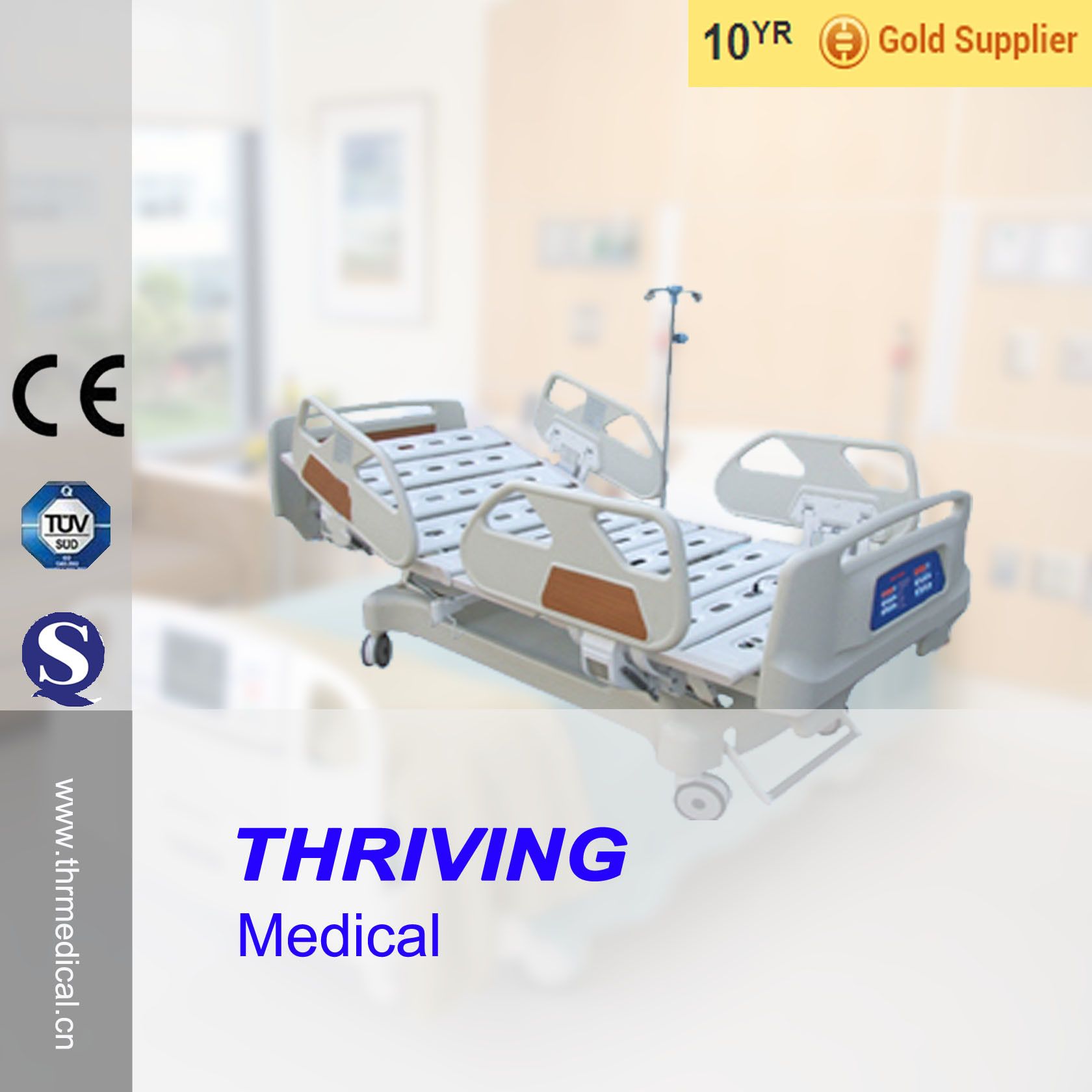 Thr-E201 Luxurious 5-Function Electric Medical Bed