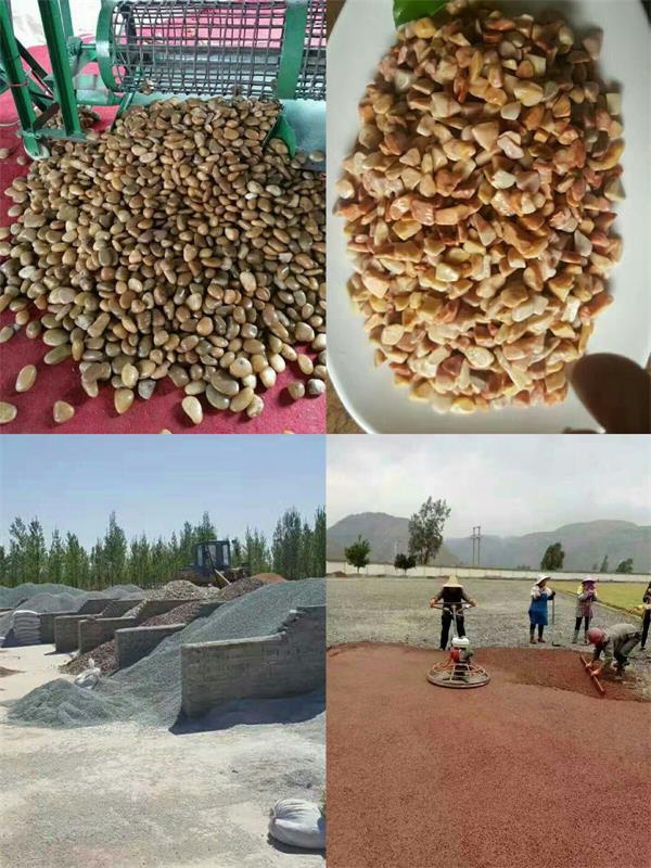 Natural River Multicolored Pebble Stone for Landscaping, Paving, Garden
