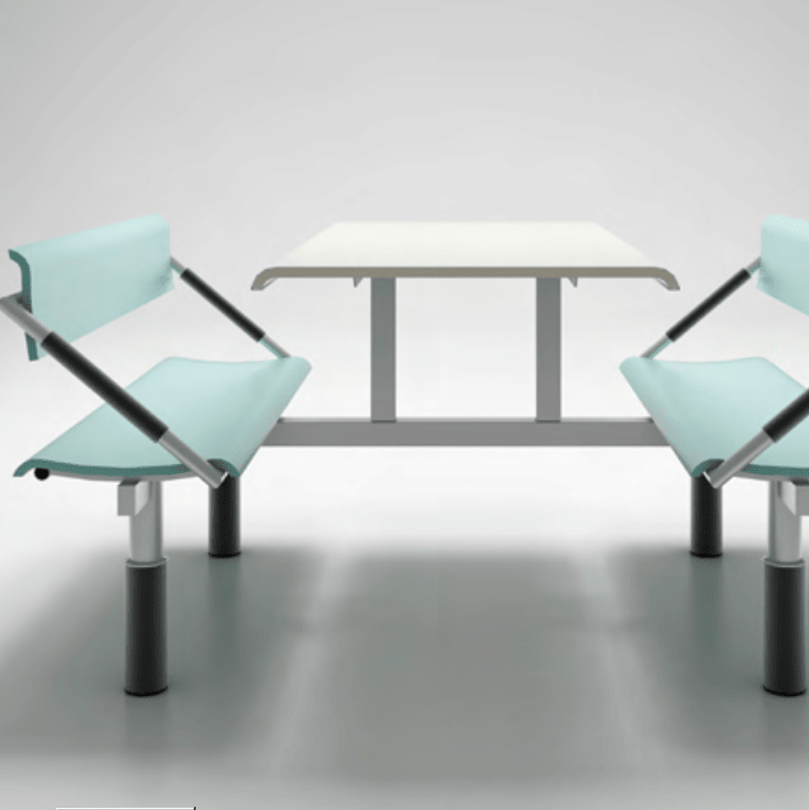 Modern Wooden Furniture Food Court Tables and Chairs for Restaurant