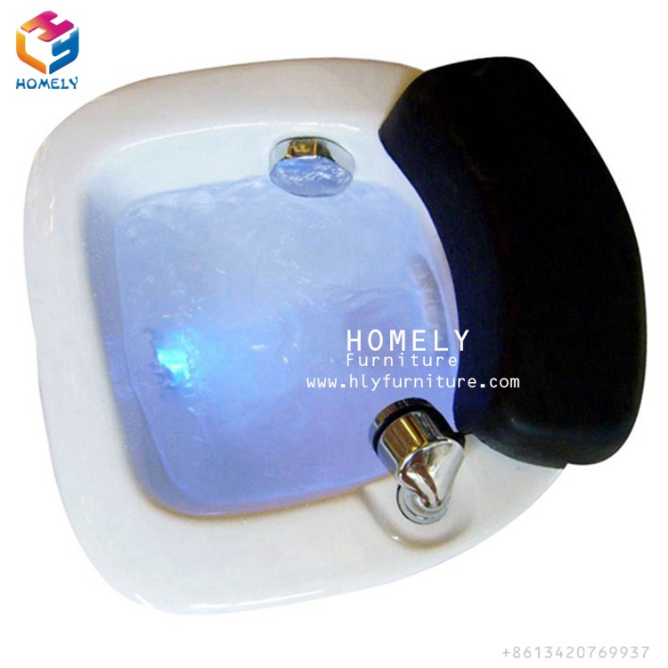 Hly Salon Foot Basin with Massage Surfing Pedicure Chair Bowl
