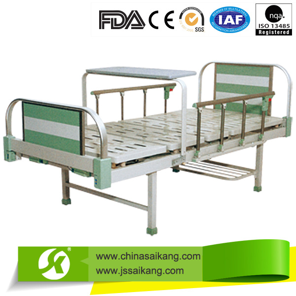 Adjusted Double Crank Manual Hospital Functional Bed