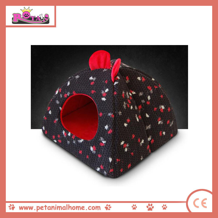 Warm Cute Pet Bed in Black