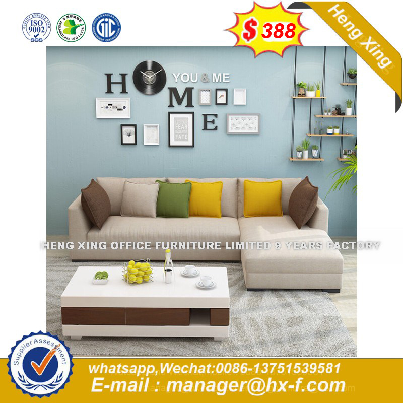 Classic Royal Leather Living Room Sofa (HX-8NR2128)