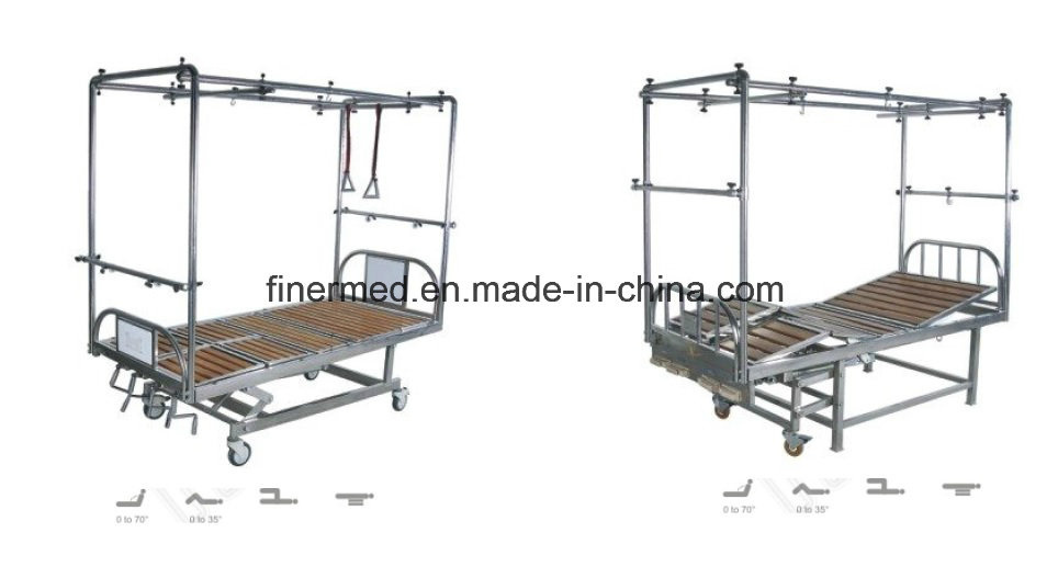 5 Functions Medical Stainless Steel Orthopedic Bed