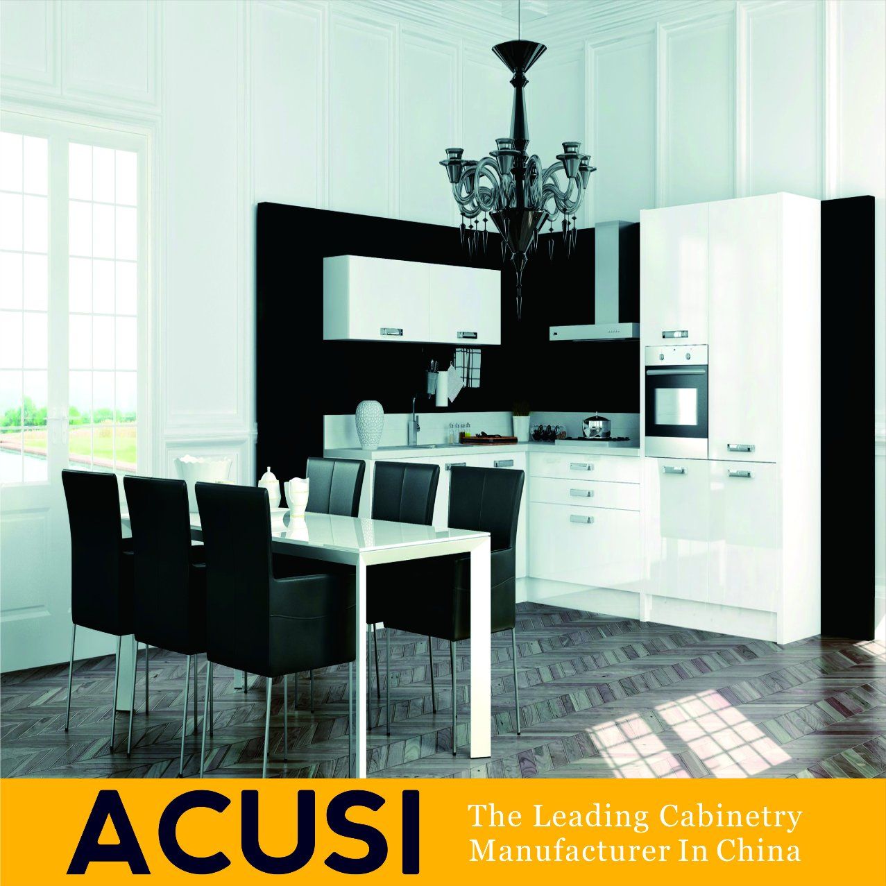 Wholesale New Design Modern Lacquer Kitchen Cabinets (ACS2-L105)