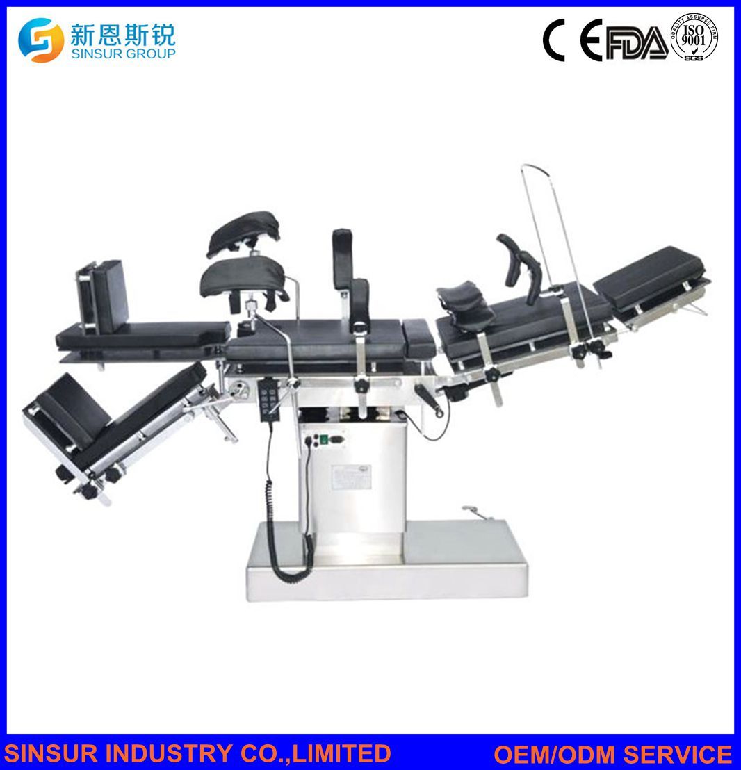 Electric Hospital Equipment OT Use Fluoroscopic Operating Surgical Table