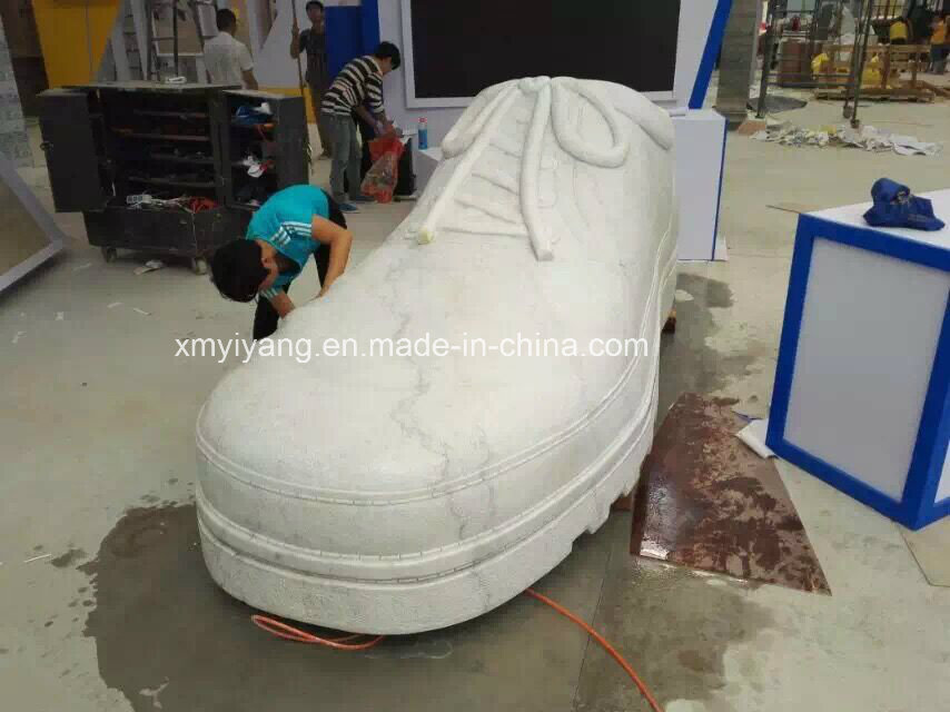Castle White Marble Stone Sculpture for Plaza Decoration