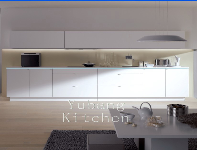 High Gloss/Matt Finished Lacquer Kitchen Cabinet (M-L54)