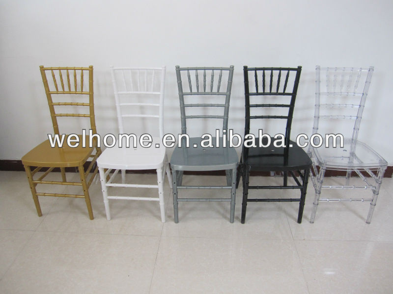 2015 Professional Design Stacking Clear Resin Chiavari Chair