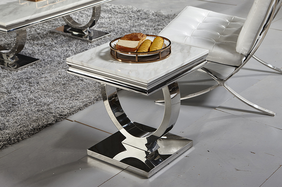 Modern Stainless Steel Sofa Table Side Table End Table Console Table Living Room Furniture