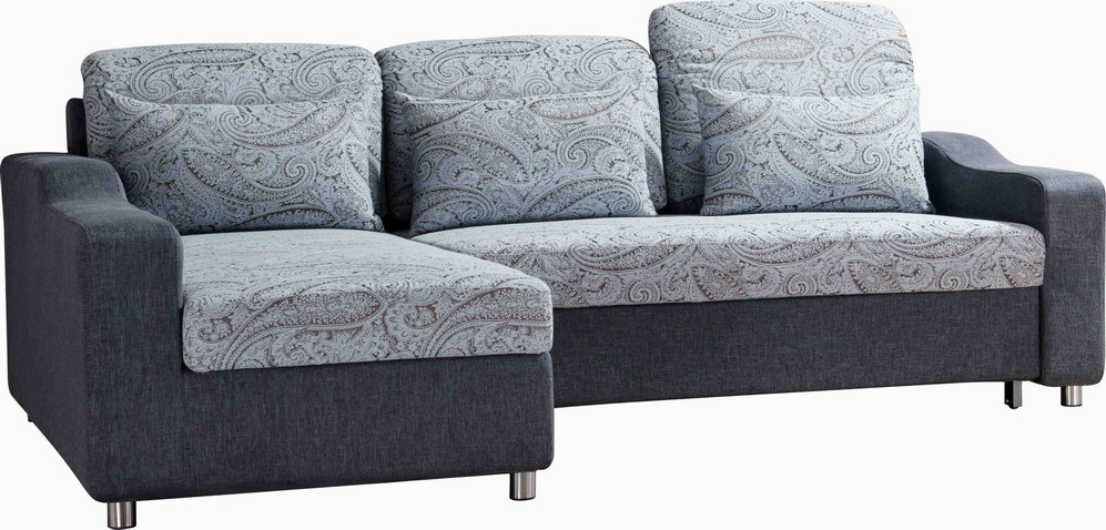 Funtional Three Seaters Corner Sofa Bed with Storage