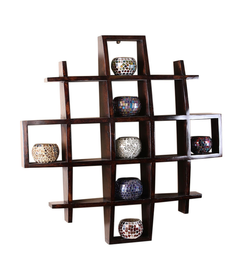 Customised Furniture Display Rack Solid Wood Shelf (GDS-068)