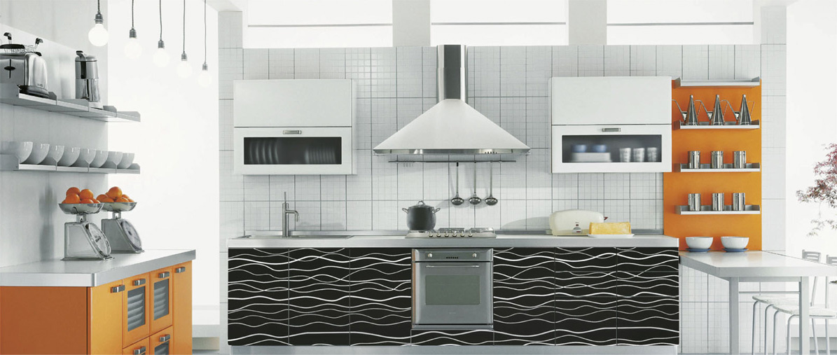 European Standards Furniture Kitchen Cabinets (ZH-9611)