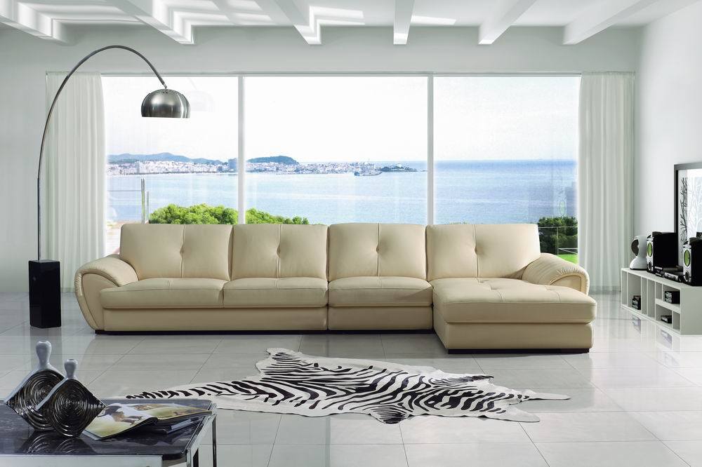 American Living Room Leather Sofa (SBO-3992)