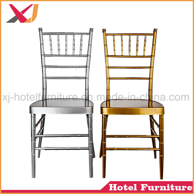 Outdoor Aluminium Steel Acrylic Resin Plastic Wedding Banquet Chiavari Tiffany Chair