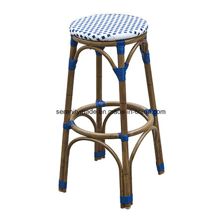 Factory Wholesale Outdoor Rattan Round Counter Garden Stool