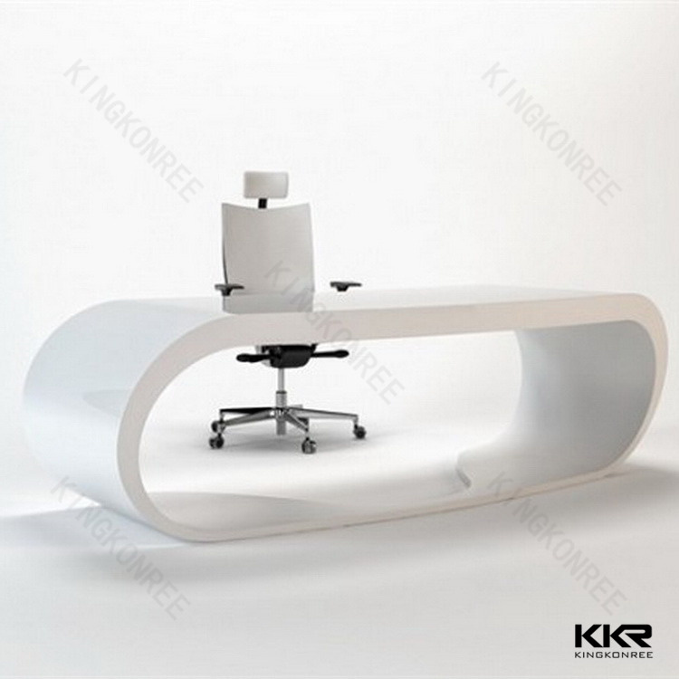 Modern Google Commercial White Office Desk