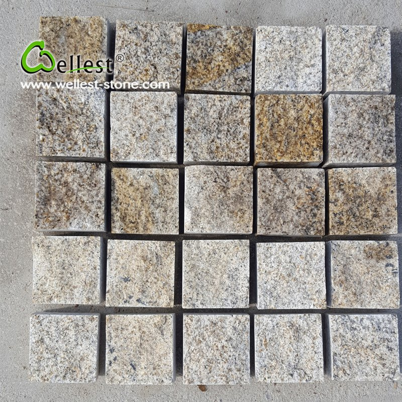 Natural Granite Paving Cube Stone Driveway Paving Stone Garden Stone Street Stone