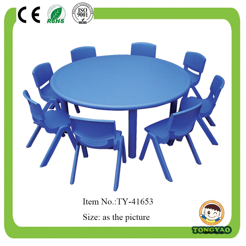 Kids Plastic Round Table and Chairs