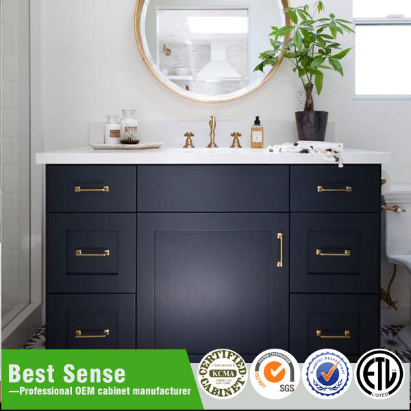 Great Craftsmanship High-End Solid Wood Bathroom Cabinets