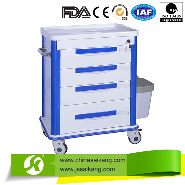 ABS Hospital Instrument Nursing Medicine Anesthesia Trolley