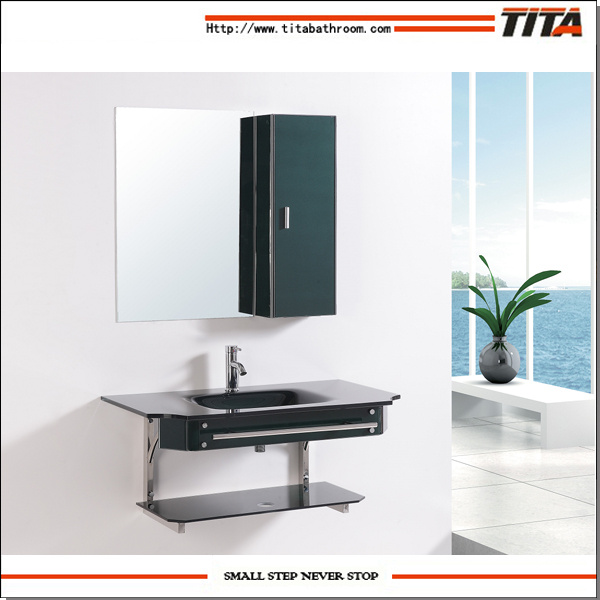 Coloured Glass Washing Basin/Glass Bowl Basin/Glass Bathroom Sinks (TG7048)