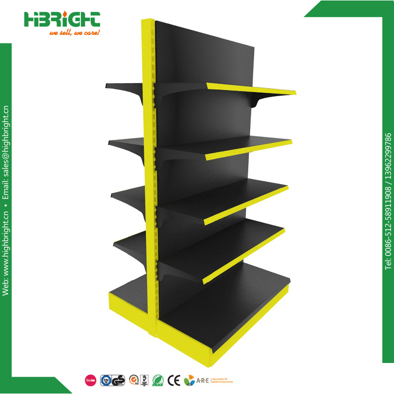 Metal Grocery Store Gondola Supermarket Shelf
