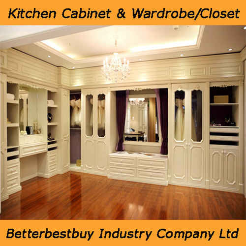 Europe Style Wardrobe with White Color