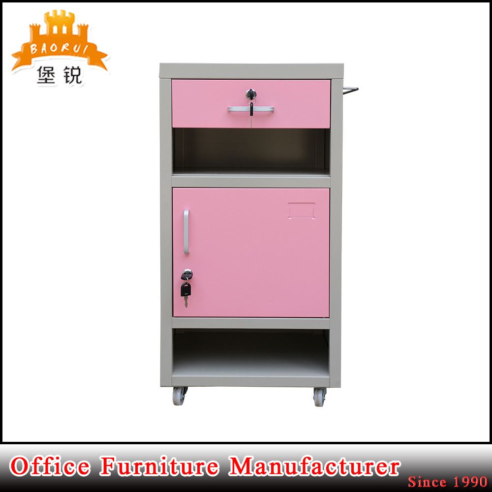 Jas-109 Factory Direct Price Economic Hospital Furniture Metal Hospital Bedside Lockers