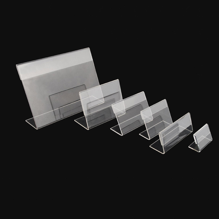 Acrylic Table Card Holder, Acrylic Menu Holder, Acrylis Sign, Countertop Price Tag Holder