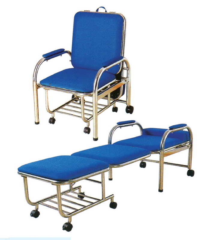 Stainless Steel Hospital Accompanying Chair, Nursing Chair (W-1)