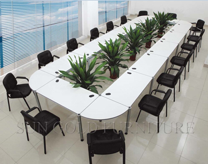 Wooden Oval Large Conference Meeting Table Office Furniture