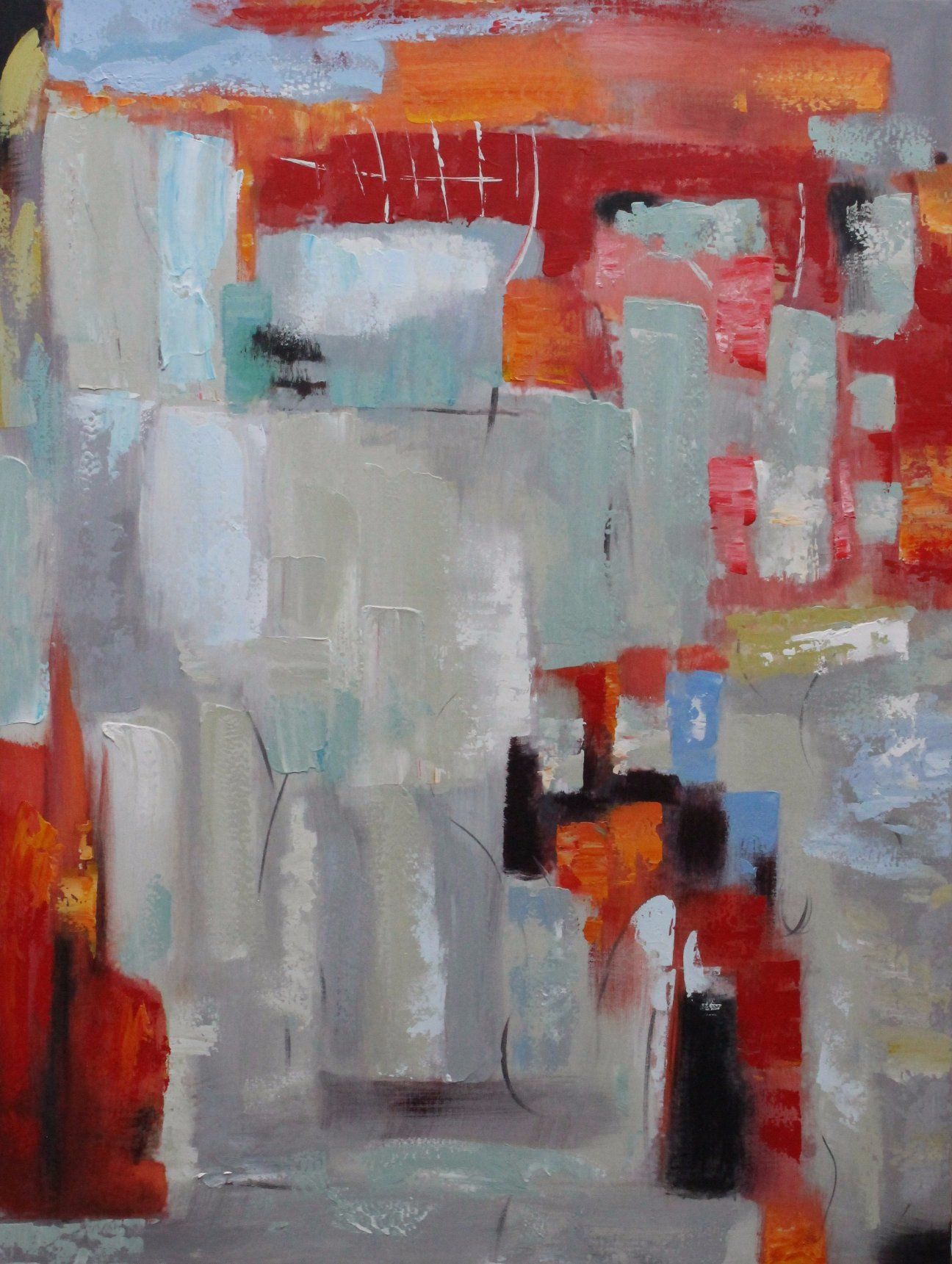 Modern Quality Abstract Handmade Oil Painting for Home Decoration