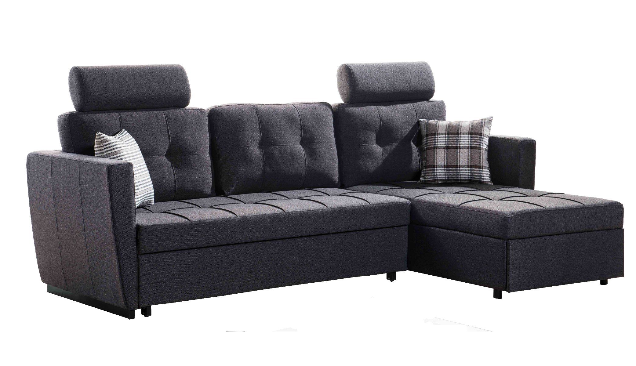 Corner Sofa Bed with Large Storage, Fabric Sofa Sets, Living Sofa