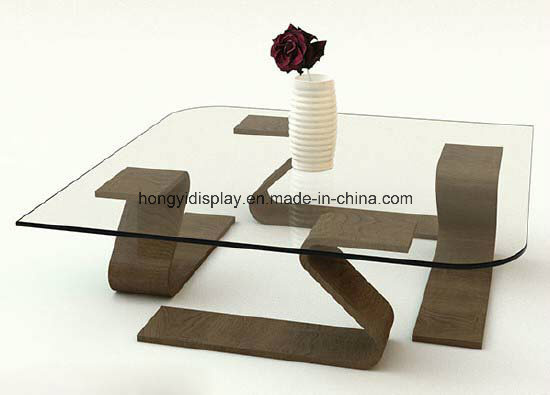 Coffee Table with Wooden Leg, Tea Table