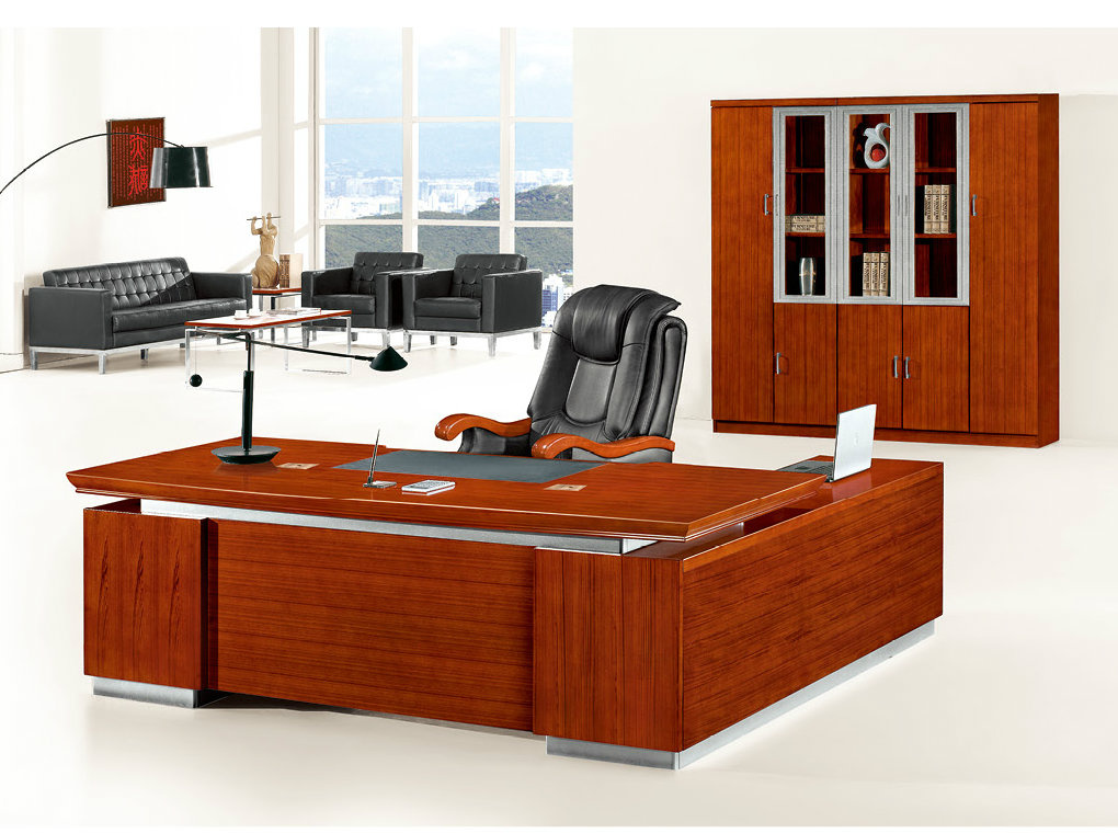 Office Table General Manager Desk Thai Teak Paint Desk
