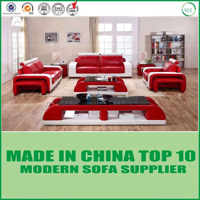 Antique Contemporary Sectional Modern Genuine Leather Sofa