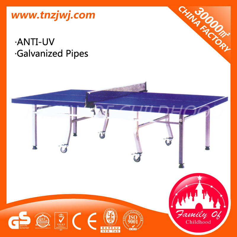 Popular Ping-Pong Table Outdoor Folding Tennis Table with Wheels