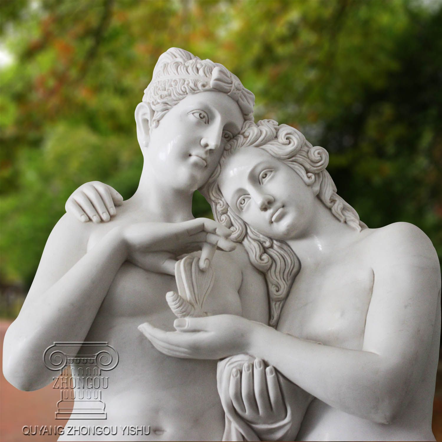 White Marble Figure Statue T-7083