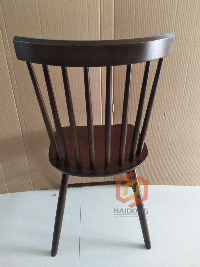 China Solid Wood Oak Hotel Windsor Dining Room Chair Furniture