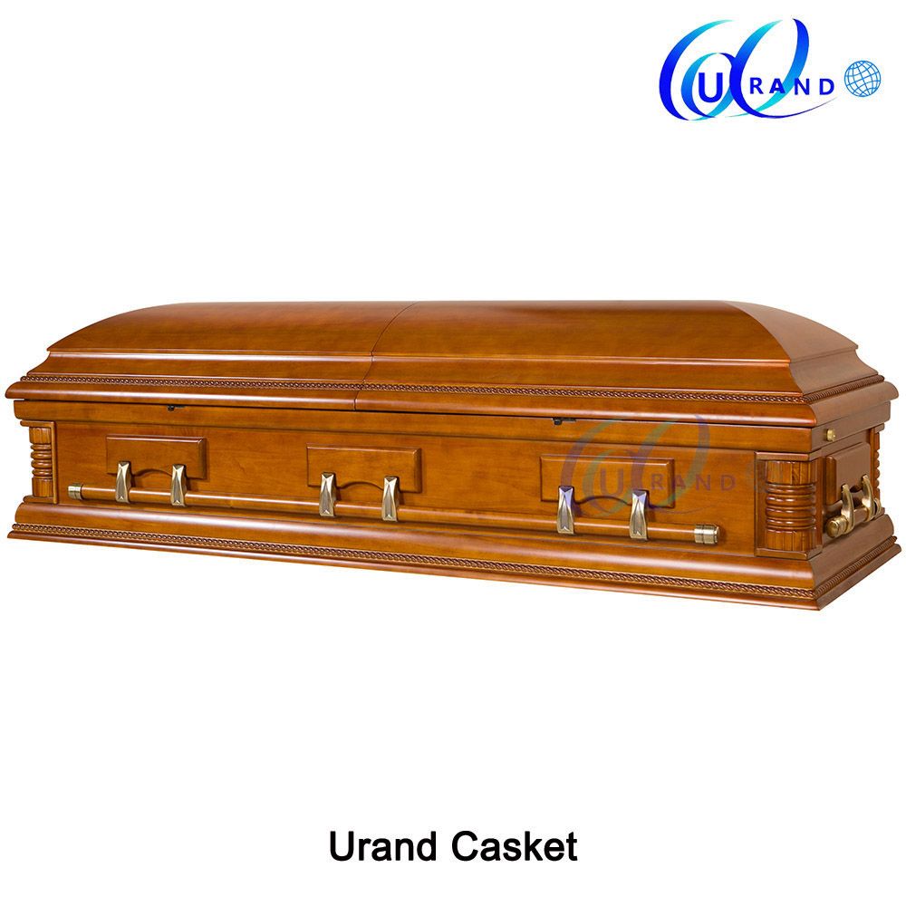 Poplar Veneer MDF Matt Gloss New Design Coffin and Casket