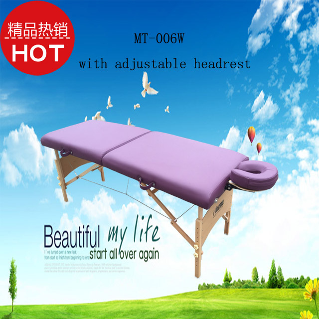 Wooden Massage Bed, Beauty Table