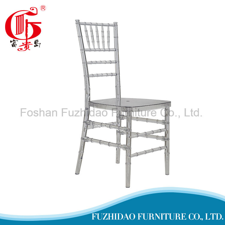 Cheap Transparent Design Resin Chiavari Wedding Chair for Wedding Party