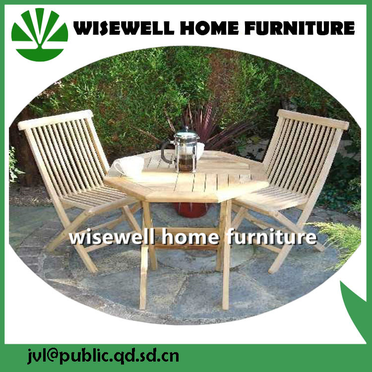 Oak Wood Outdoor Cafe Furniture