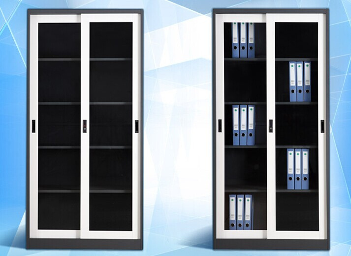 Glass Door File Storage Cabinet