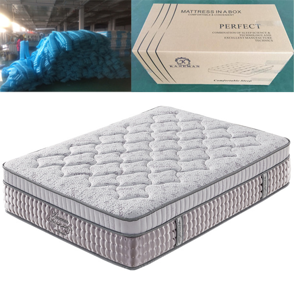 Luxury Cheap Pocket Spring Mattress Roll in a Box