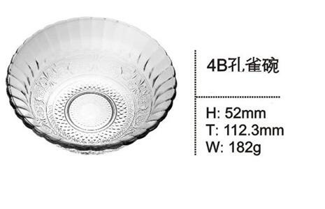 Galad Bowl Glass Bowl Glass Good Bowl Glassware Sdy-F00350