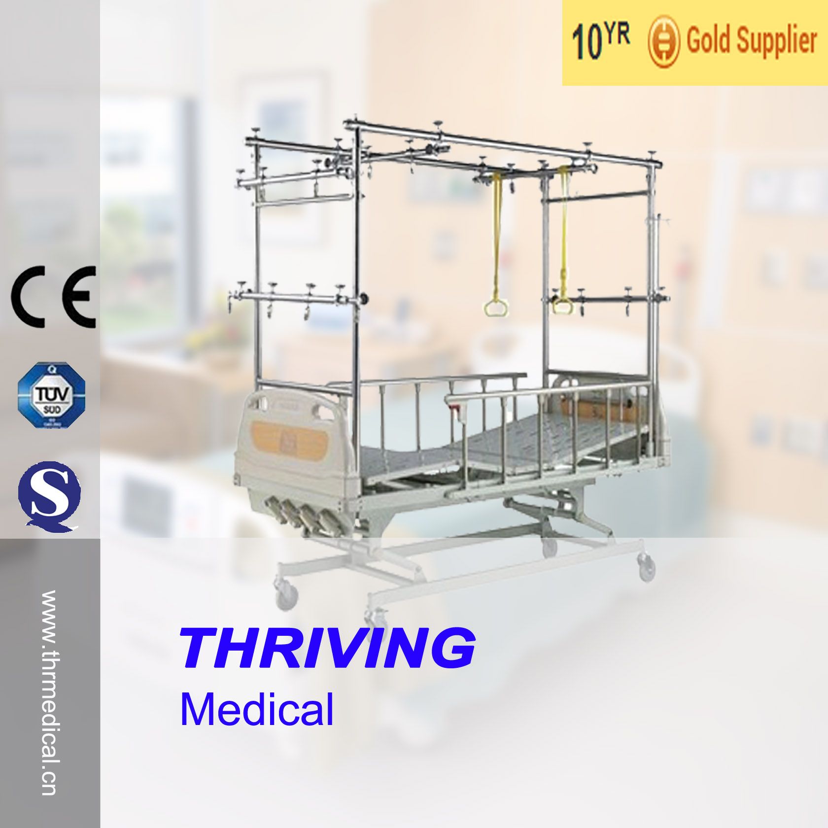 Four Cranks Orthopedic Traction Bed (THR-TB003)