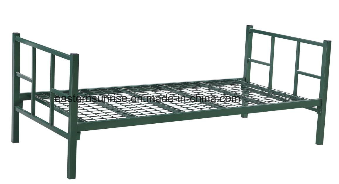 School Furniture Dormitory Steel Frame Single Bed