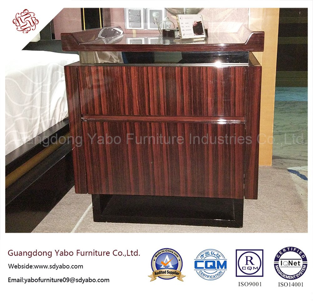 fashion Hotel Bedroom Furniture with Wooden Nightstand (YB-D-30)